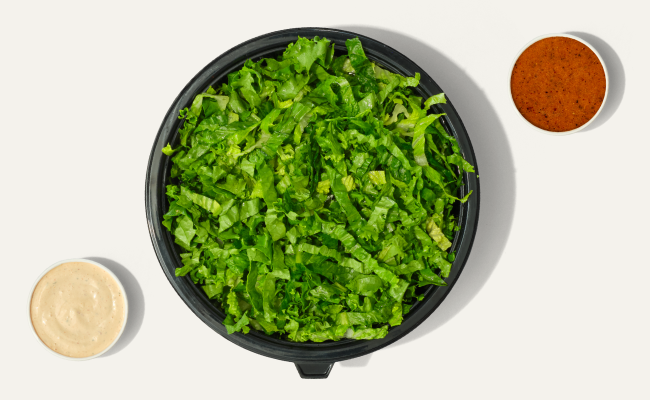 Salad Base Add On: Includes Lettuce and Dressings